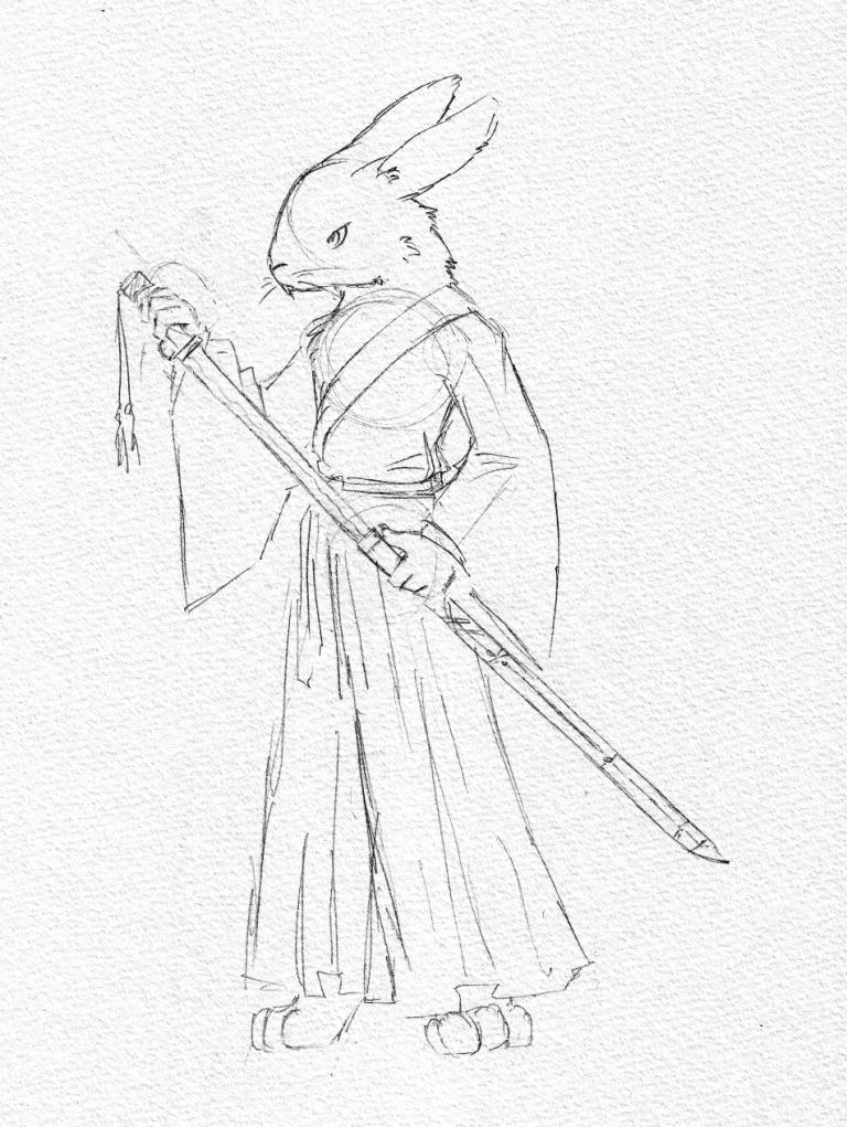 SuperRandom: rabbit samurai by Dogmaniac on DeviantArt
