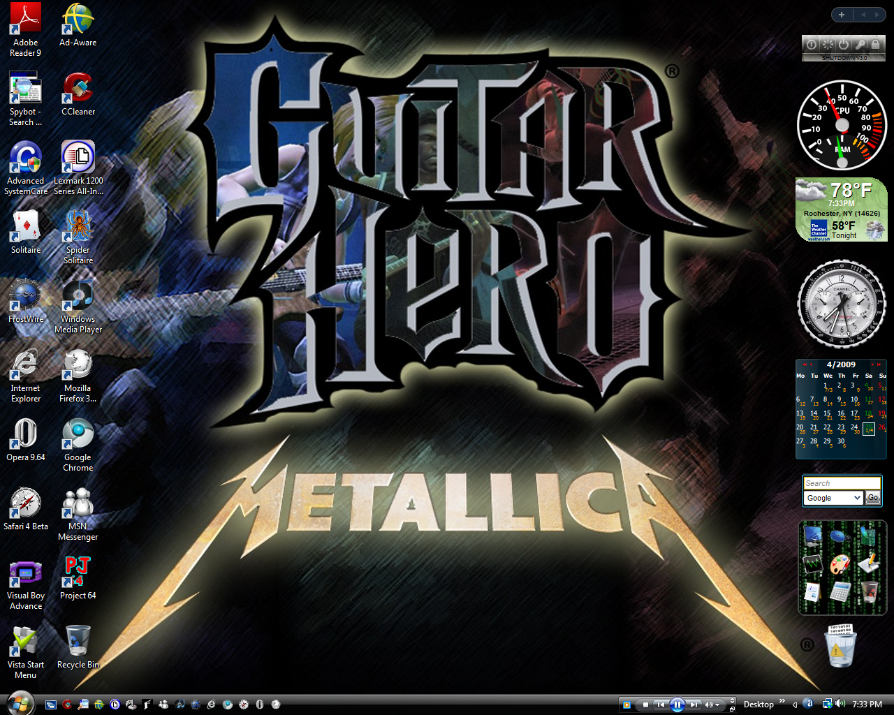 Guitar Hero Metallica Desktop