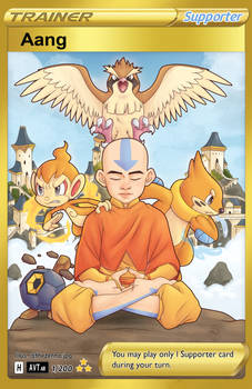 Commission:  Aang Pokemon TCG