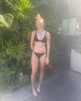 My Taller Sister Remi In A Black Bikini Long Legs 