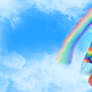 Rainbow Dash anthro wallpaper