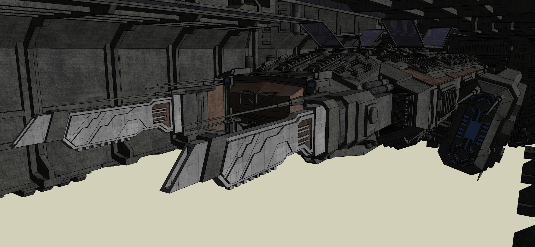 Armageddon class hangar bay