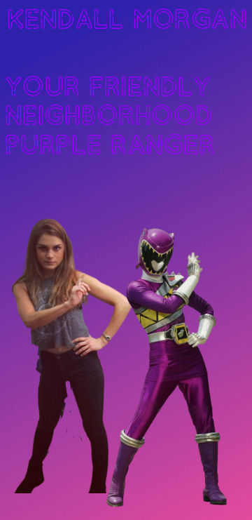 Kendall Morgan Purple Ranger Campaign by WillyWonkasdaughter on DeviantArt