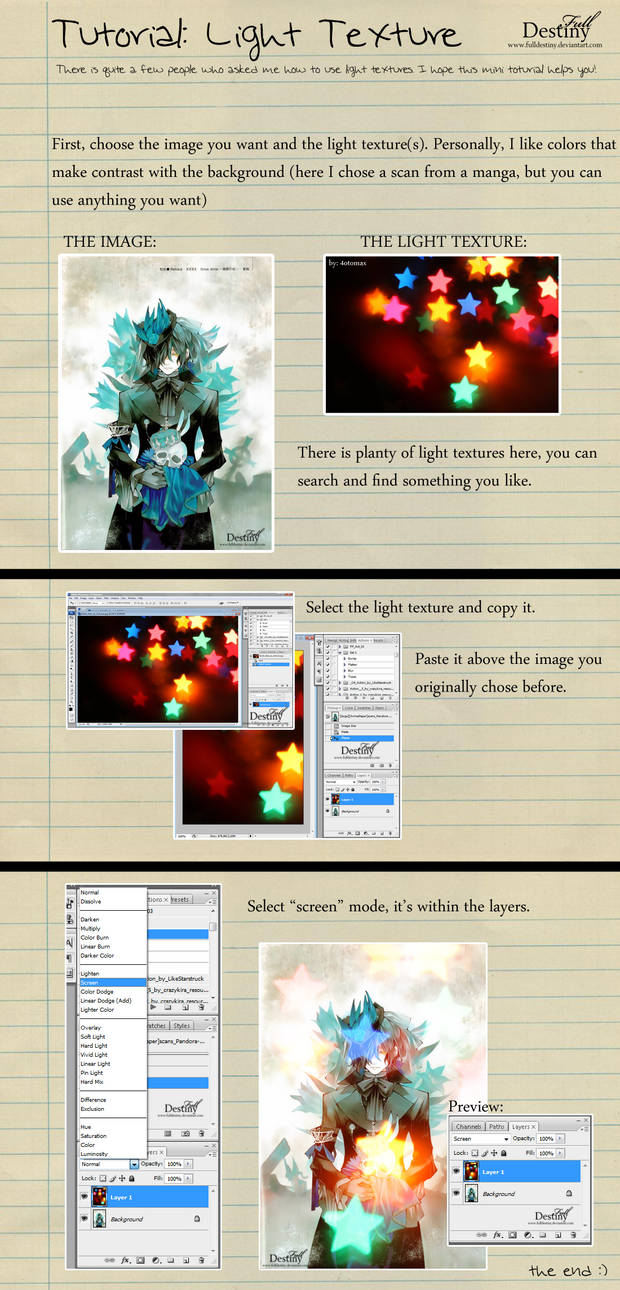 Digital Lighting Texture Tutorial Tutorial: Light Texture by FullDestiny on DeviantArt