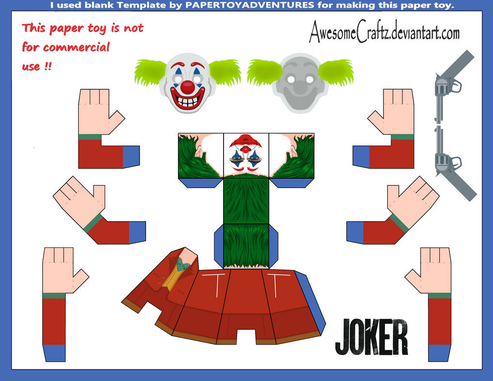 Joker by AwesomeCraftz on DeviantArt Joker by AwesomeCraftz on DeviantArt