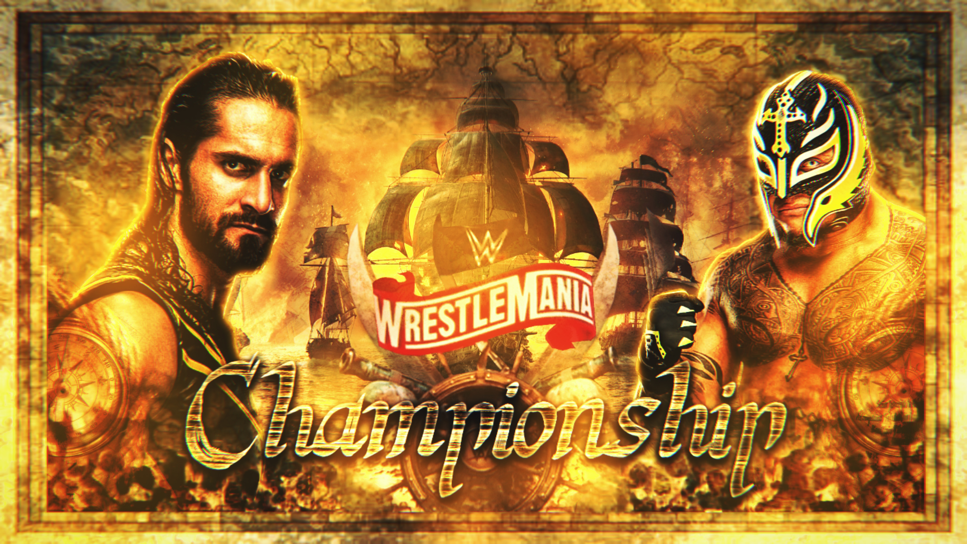 Match Card Styles Wwe Wrestlemania Match Card