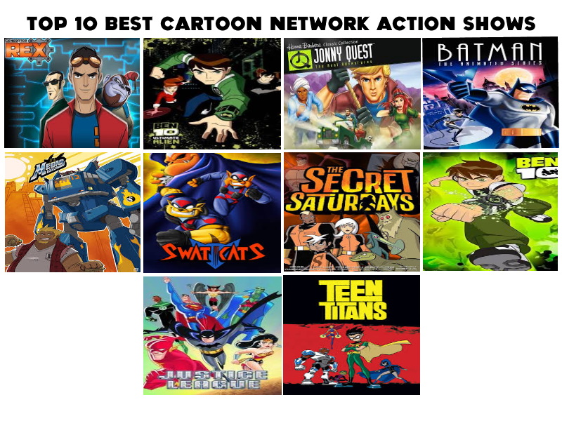 Top 10 Best Cartoon Network Action Shows by mnwachukwu16 on DeviantArt