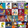 Top 20 Favorite Cartoon Ducks