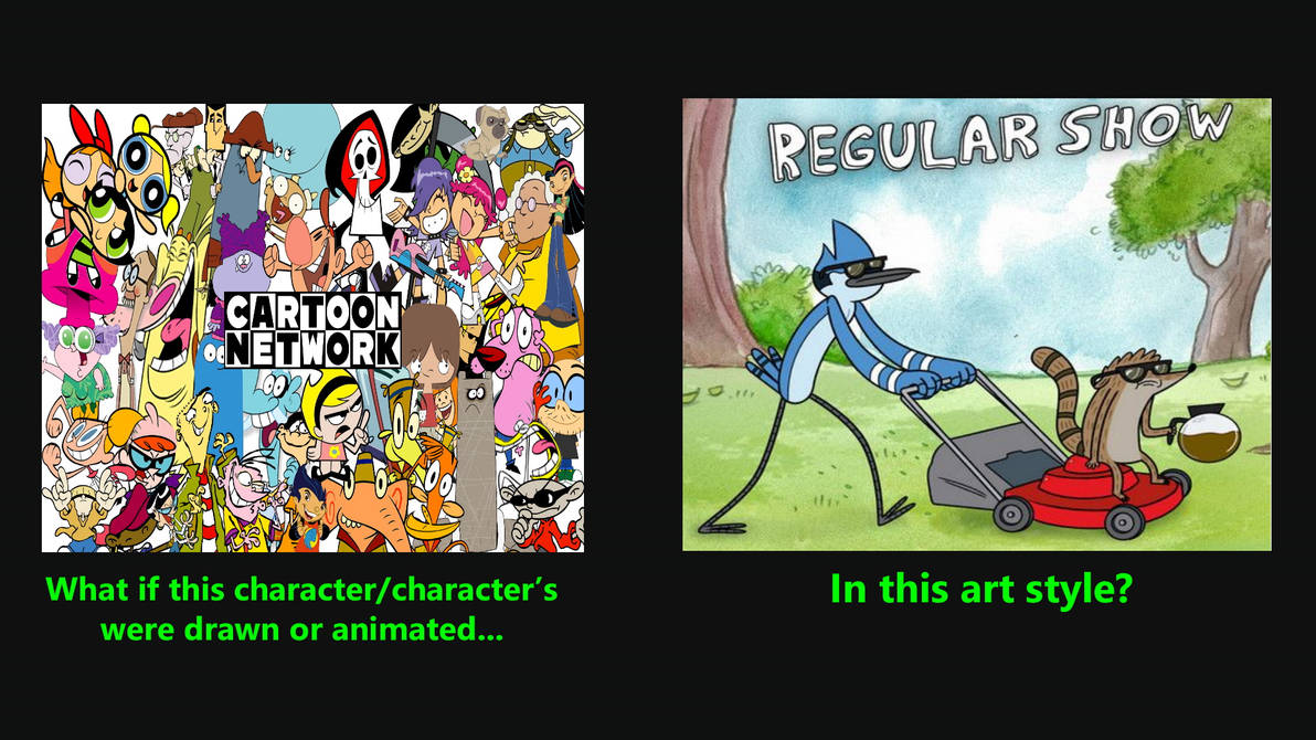CN characters were drawn in Regular Show style by mnwachukwu16 on DeviantArt