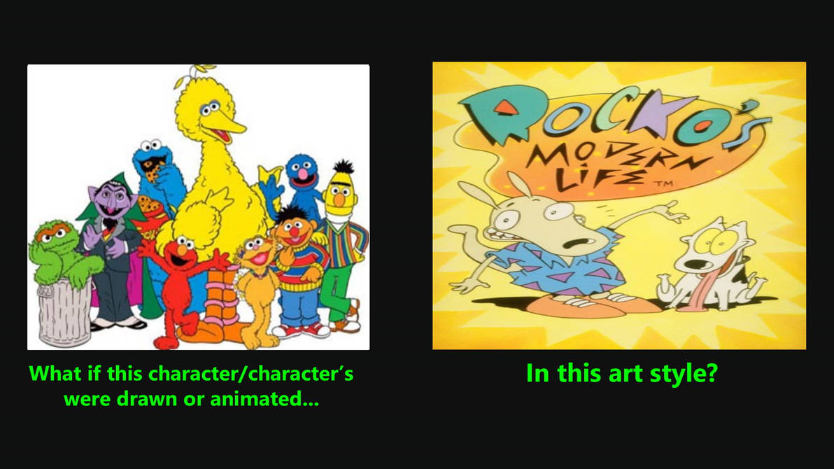 Sesame Street characters were drawn in RML style by mnwachukwu16 on ...