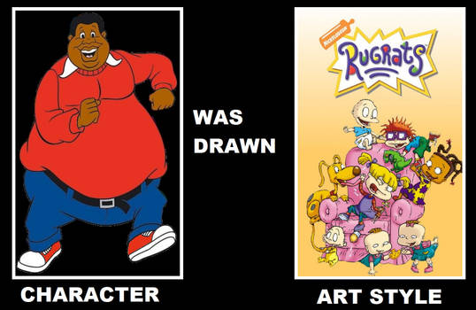 What if Fat Albert was drawn in Rugrats style