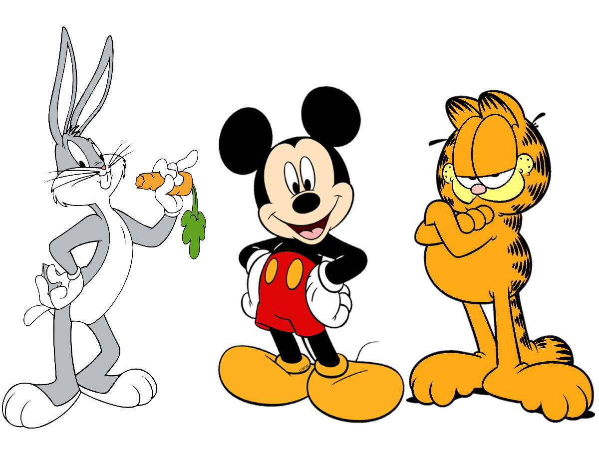 Bugs Bunny Meets Mickey Mouse and Garfield by mnwachukwu16 on DeviantArt