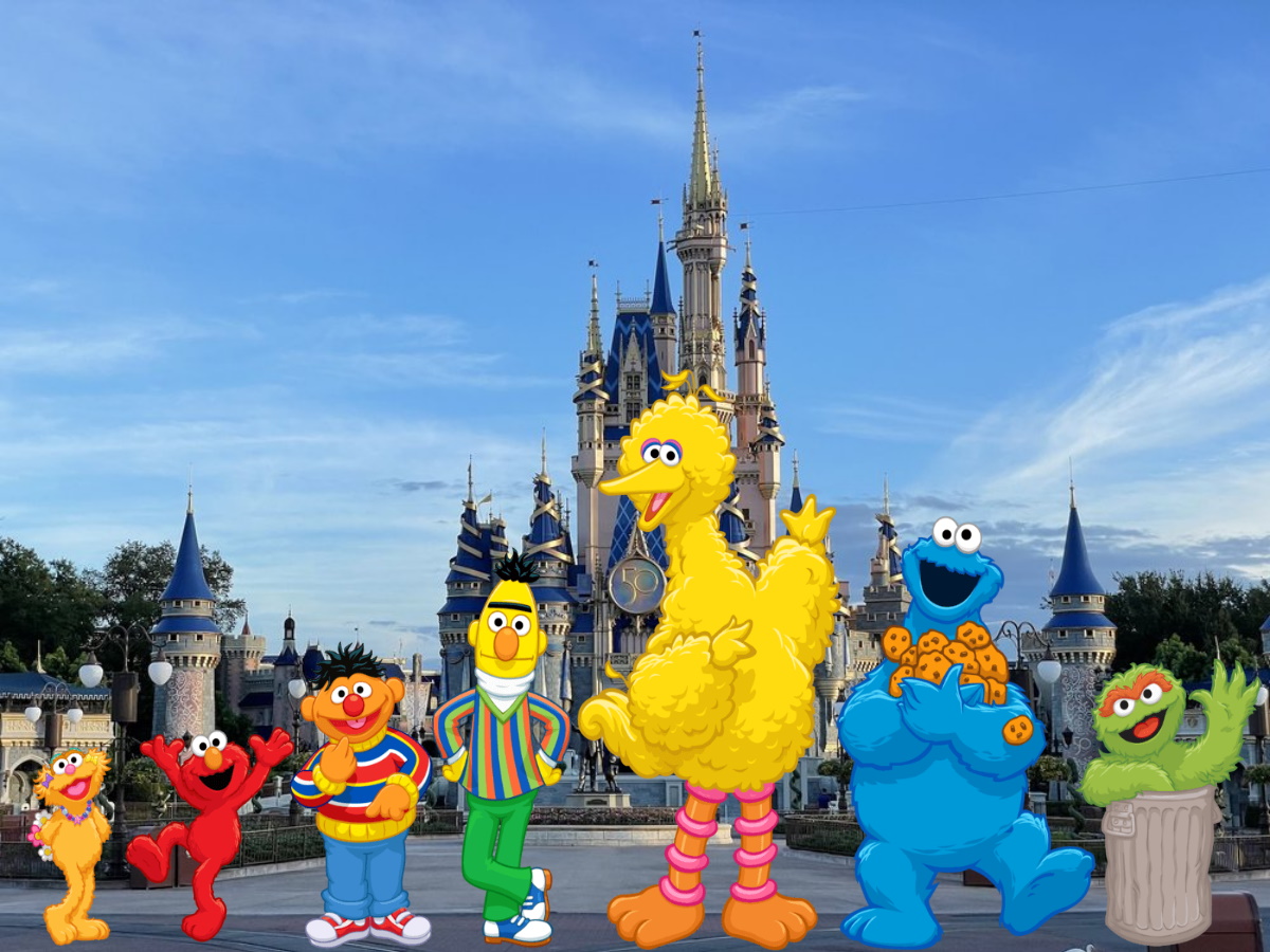 Sesame Street Characters At Walt Disney World By Mnwachukwu16 On Deviantart
