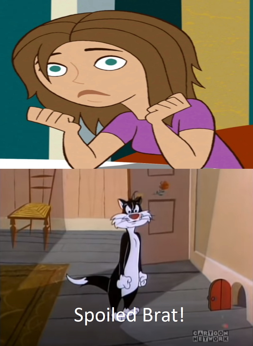 Sylvester calls Bonnie a Spoiled Brat by mnwachukwu16 on DeviantArt