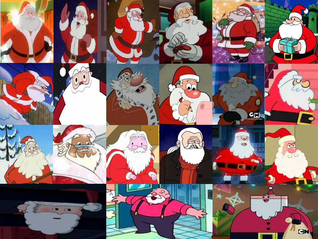 Cartoon Network Santa Claus Collage by mnwachukwu16 on DeviantArt