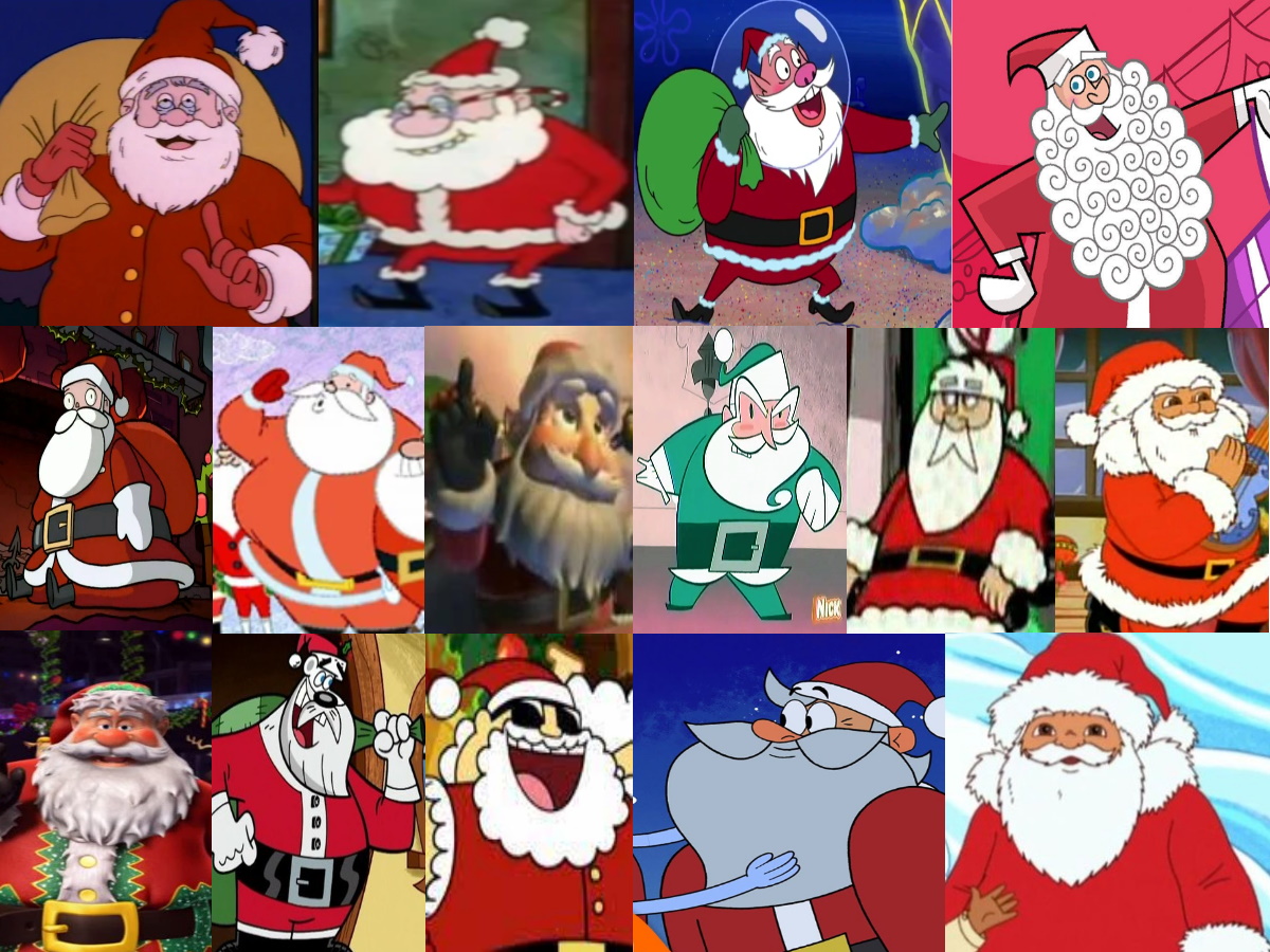 Nicktoons Santa Claus Collage by mnwachukwu16 on DeviantArt