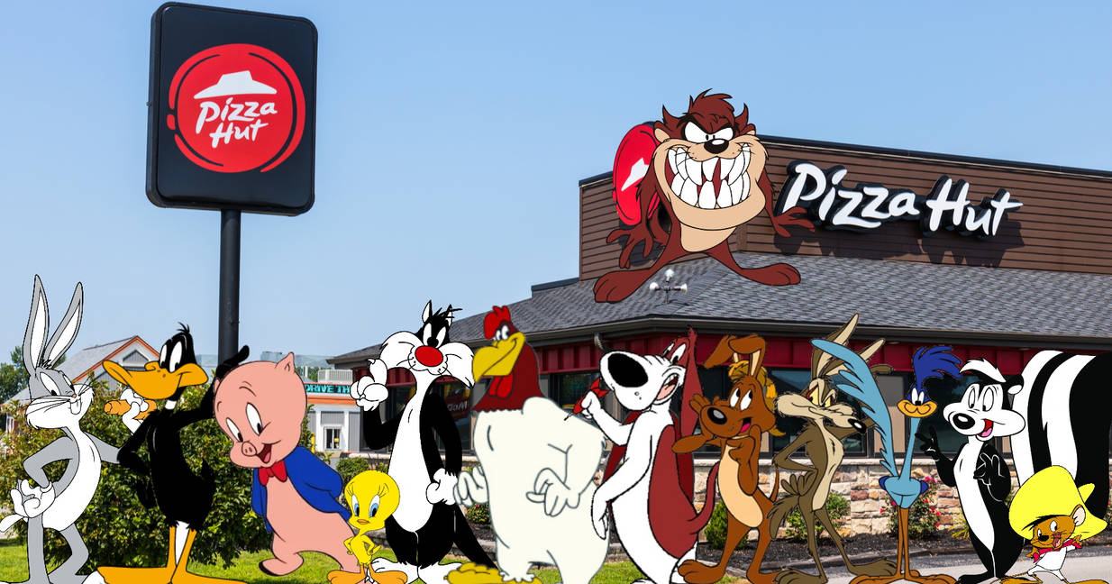 Pizza Hut Rabbit Looney Tunes Animals at Pizza Hut by mnwachukwu16 on DeviantArt