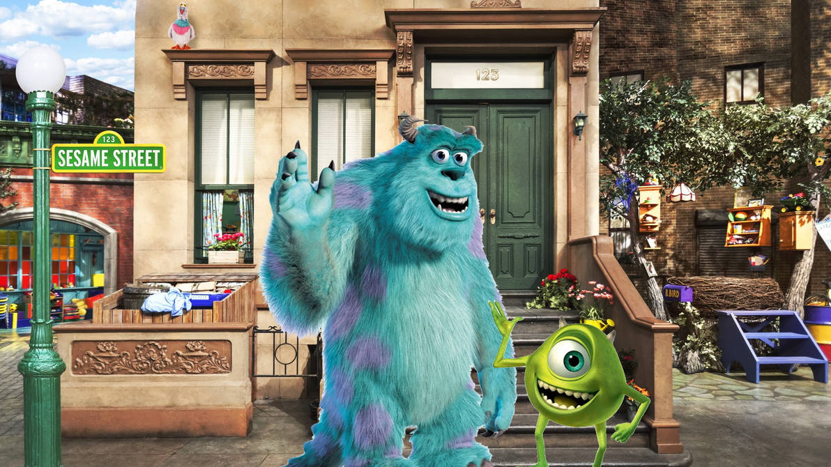 Sully Muppet Mike and Sulley on Sesame Street by mnwachukwu16 on DeviantArt