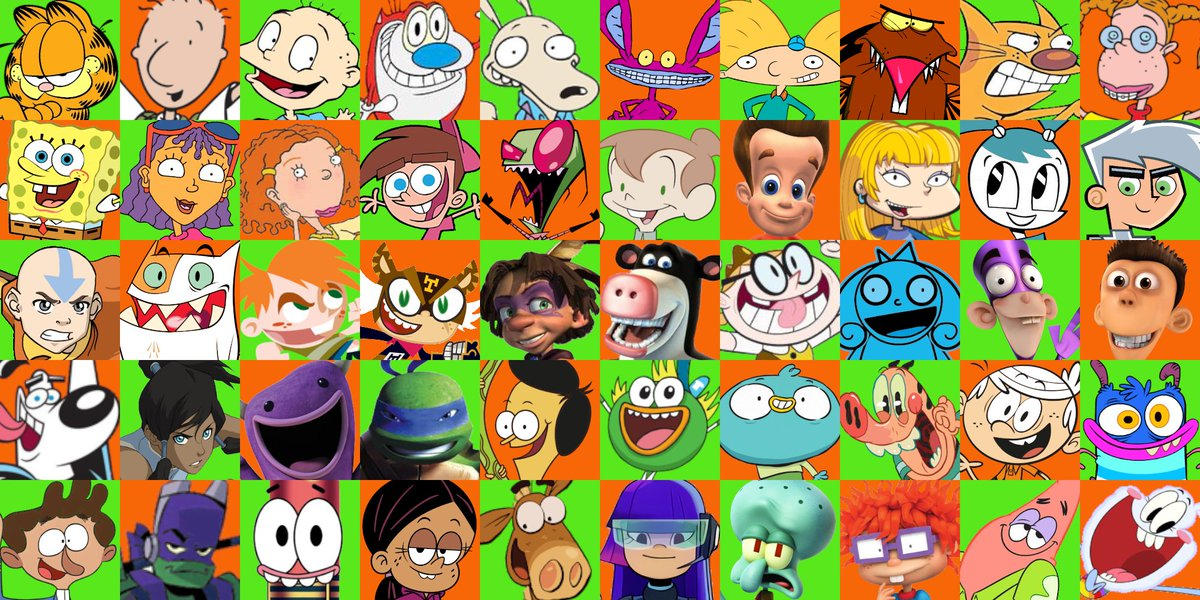 Nickelodeon Character Collage 1 by mnwachukwu16 on DeviantArt