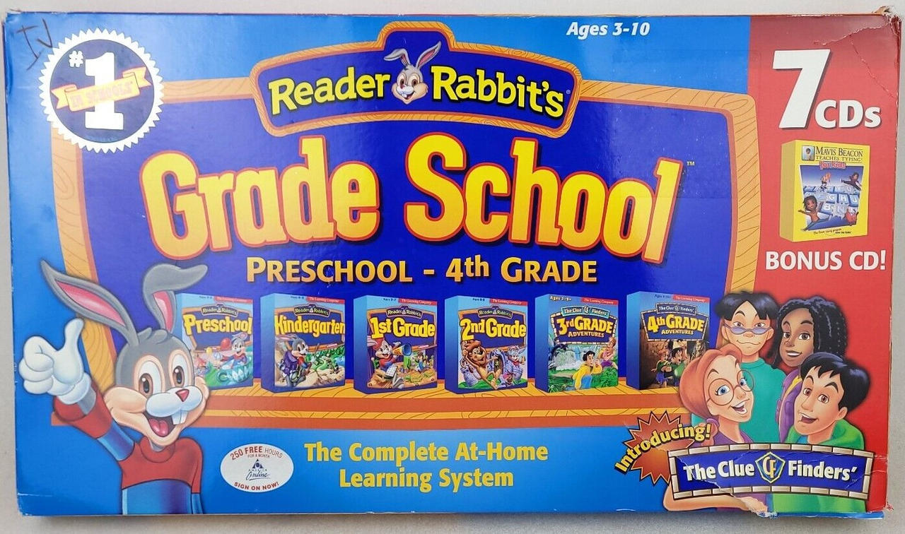 Reader Rabbit's Grade School Box Set by mnwachukwu16 on DeviantArt
