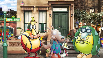 Rocko and His Friends on Sesame Street