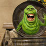 Ghostbuster Slime Inside Oscar's Trash Can