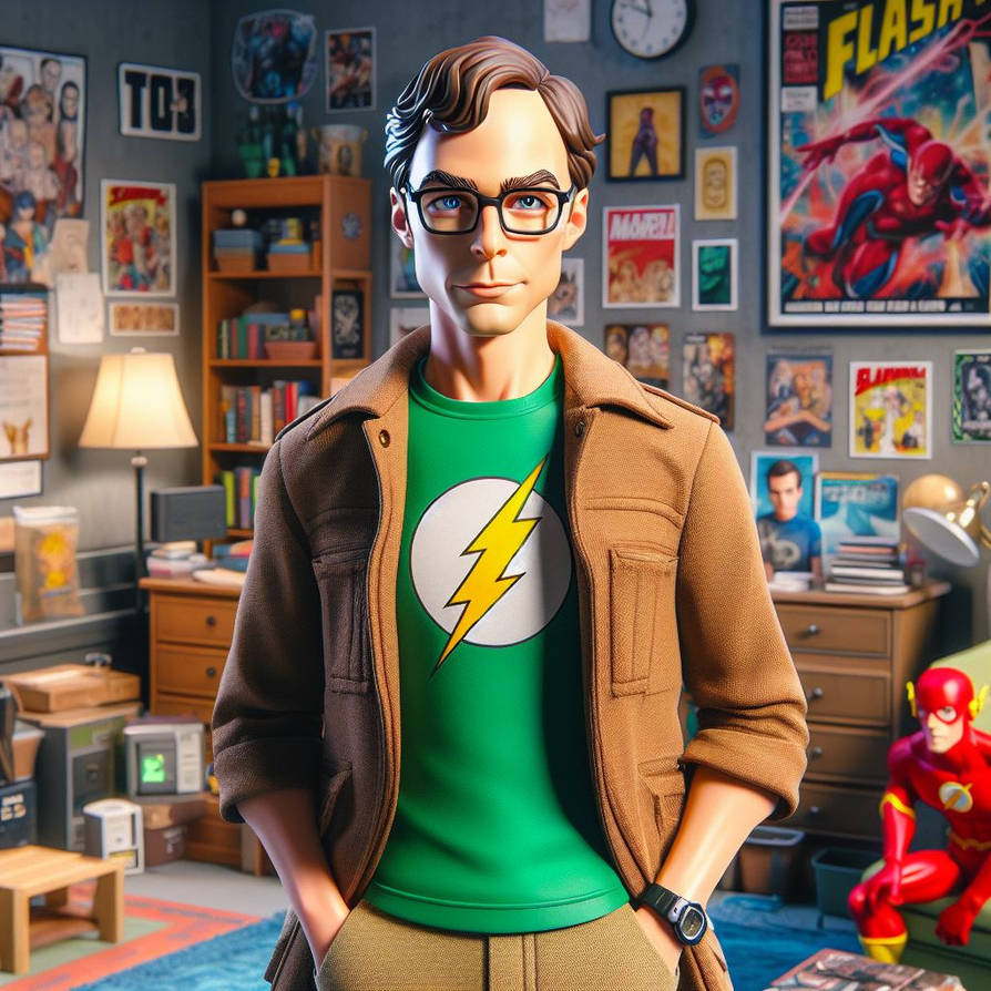 Sheldon Cooper from Big Bang Theory by mnwachukwu16 on DeviantArt