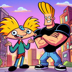 Hey Arnold and Johnny Bravo (90s Crossover)