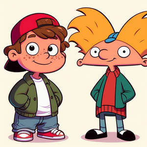 TJ and Arnold (90s Crossover Friends)