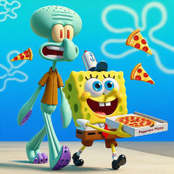 SpongeBob SquarePants-Pizza Delivery