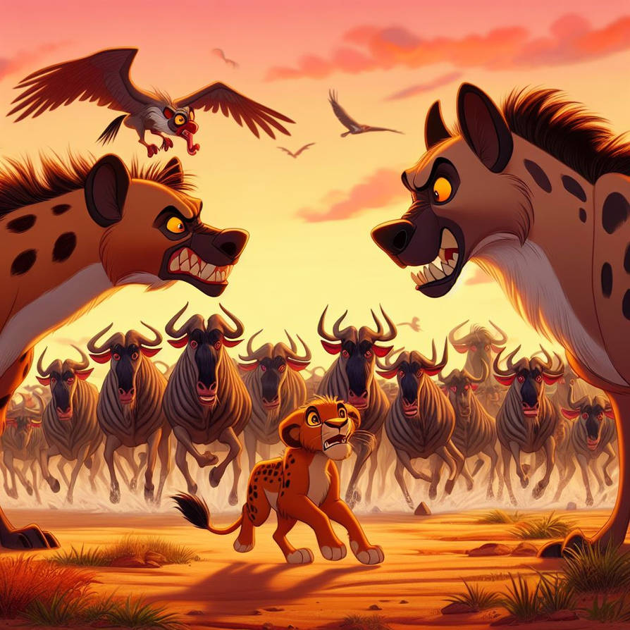 Lion King-Simba in Stampede by mnwachukwu16 on DeviantArt