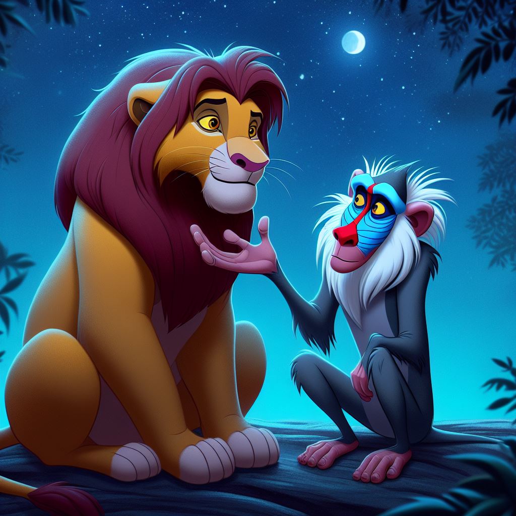 Simba Is Alive Lion King-Simba and Rafiki by mnwachukwu16 on DeviantArt
