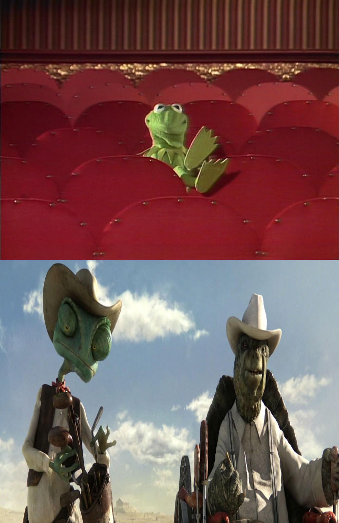 Kermit the Frog Watches Rango by mnwachukwu16 on DeviantArt