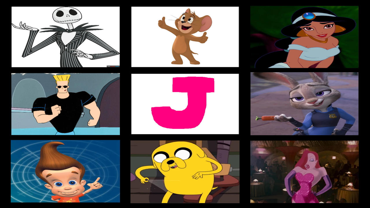 Letter R J Characters My Favorite Letter J Characters 01 by mnwachukwu16 on DeviantArt