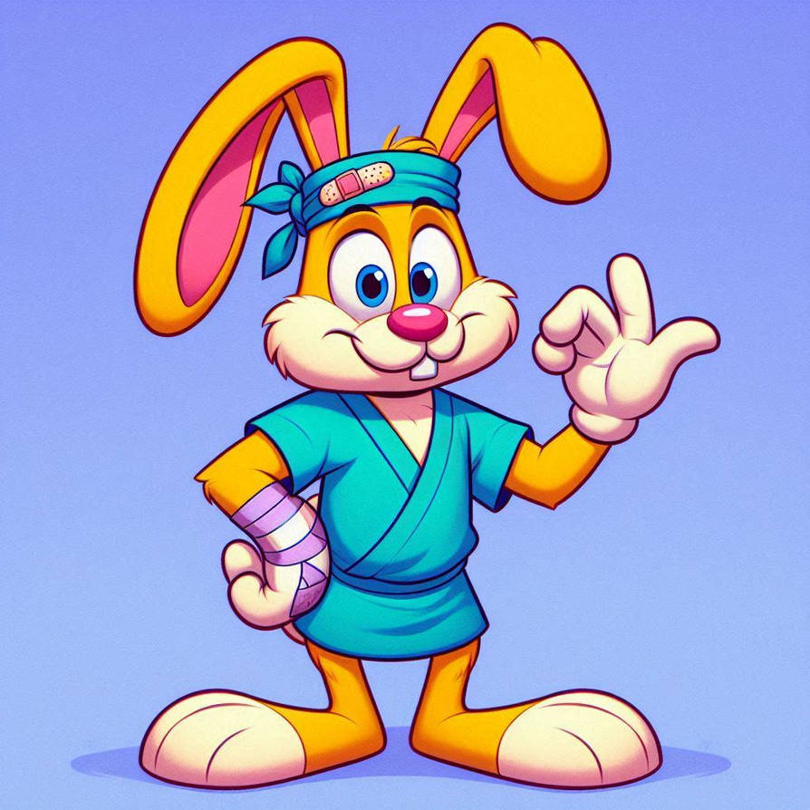 FALL-APART RABBIT FROM BONKERS by mnwachukwu16 on DeviantArt