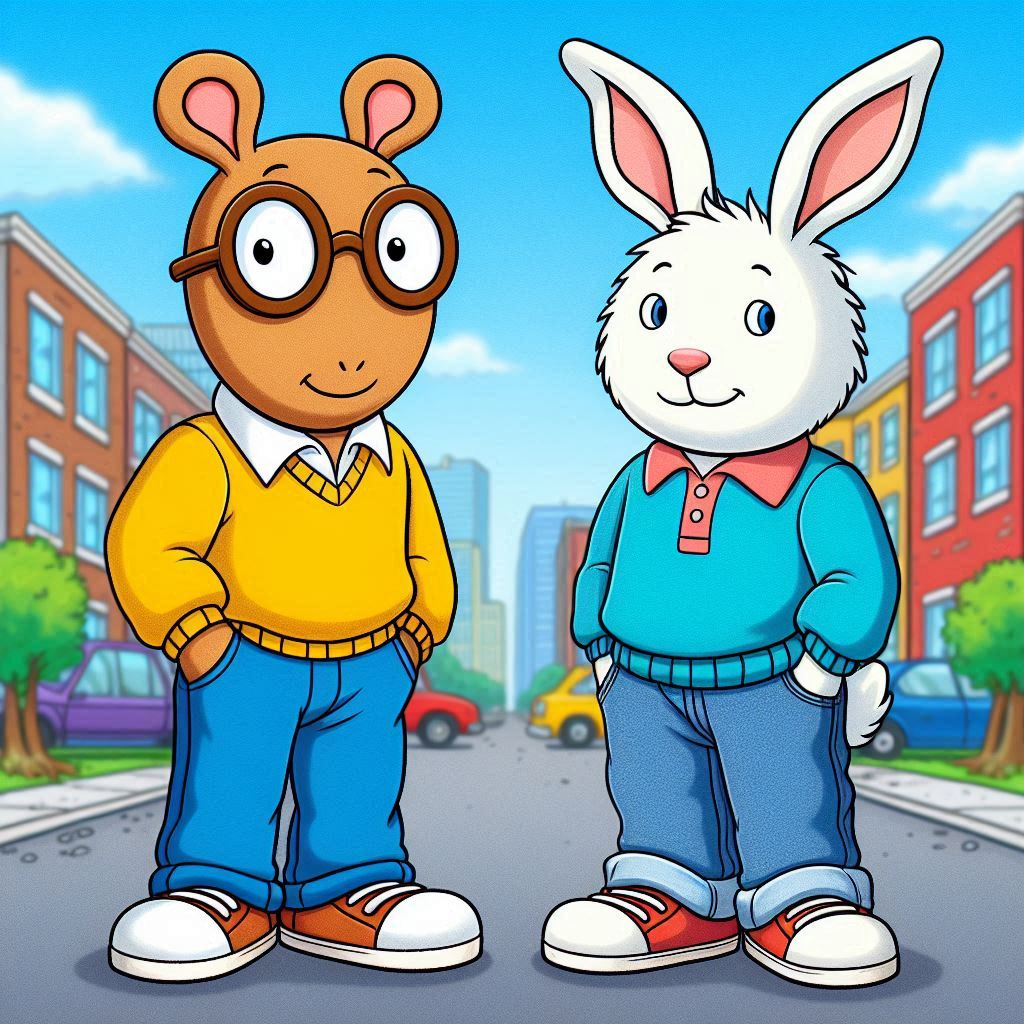 Buster The Rabbit ARTHUR READ + BUSTER BAXTER (AI) by mnwachukwu16 on DeviantArt
