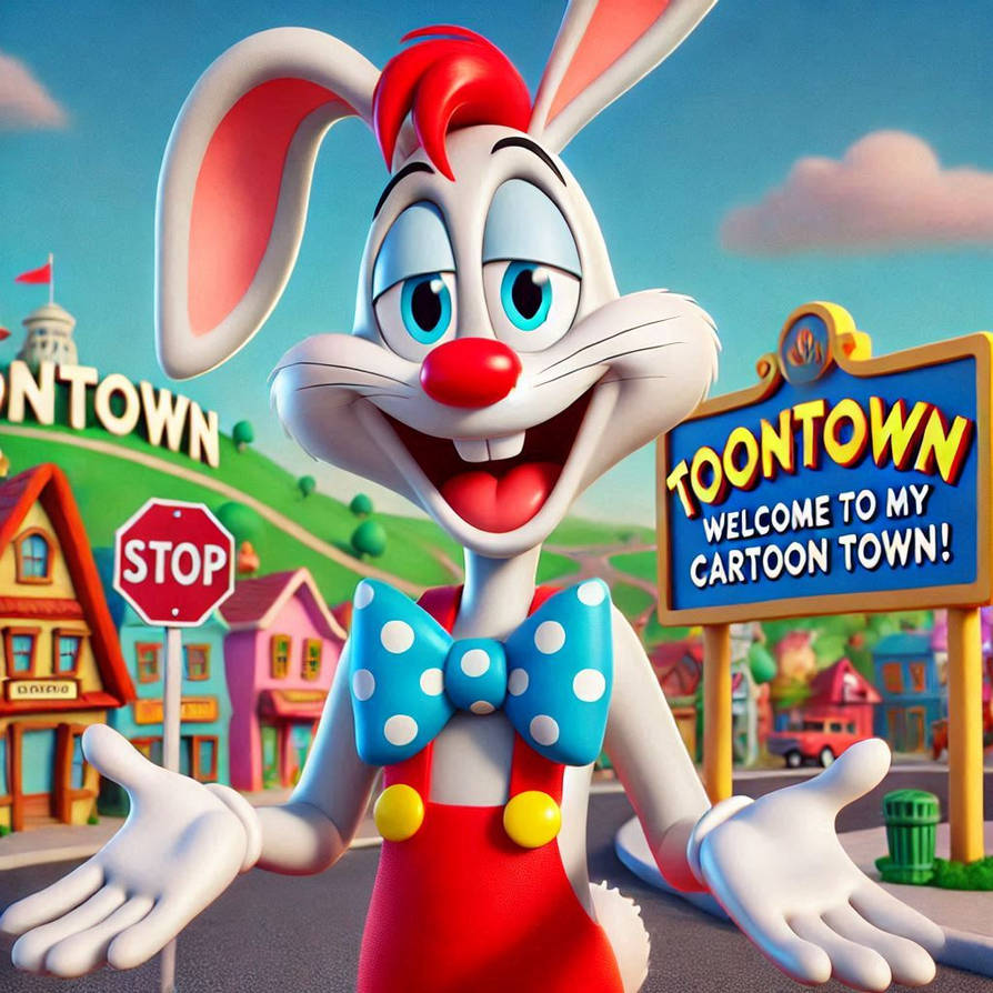 ROGER RABBIT IN TOONTOWN (AI Art) by mnwachukwu16 on DeviantArt