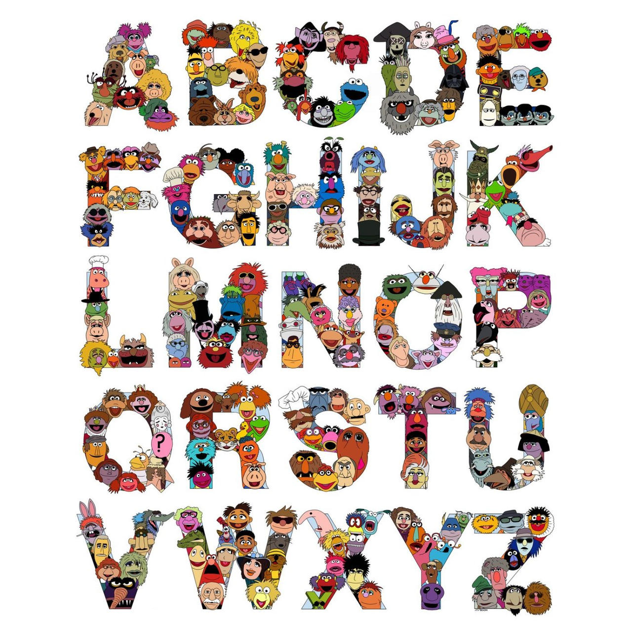 Muppet Typging MUPPET ALPHABET by mnwachukwu16 on DeviantArt