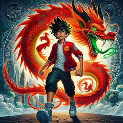 AMERICAN DRAGON: JAKE LONG (Bing AI)