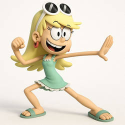 Loud House Leni Loud in Super Smash Bros.