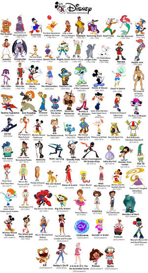 Disney TVA/Disney Channel Characters