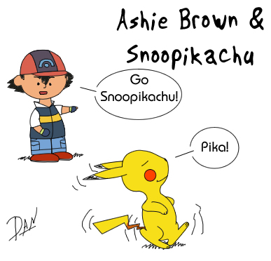 Ashie Brown and Snoopikachu