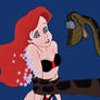 Kaa and Slave Ariel: A Tight Squeeze (Request)