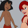 Ariel and Mowgli Singing