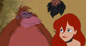 Ariel and Mowgli, The Ape's Slaves