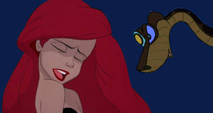 Ariel and Kaa: Resisting The Spell