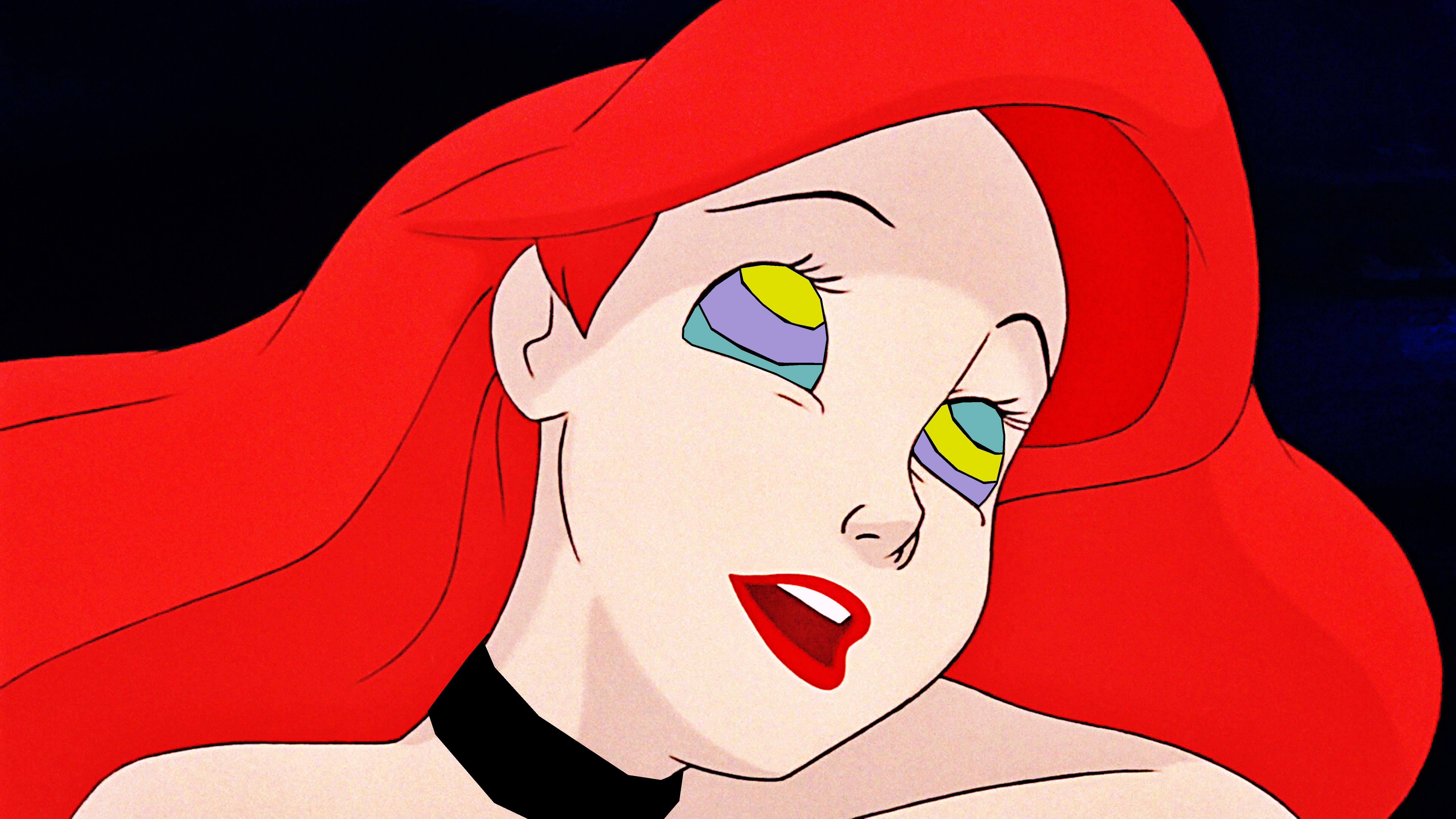 Slave Ariel's Hypnotized Eye Roll