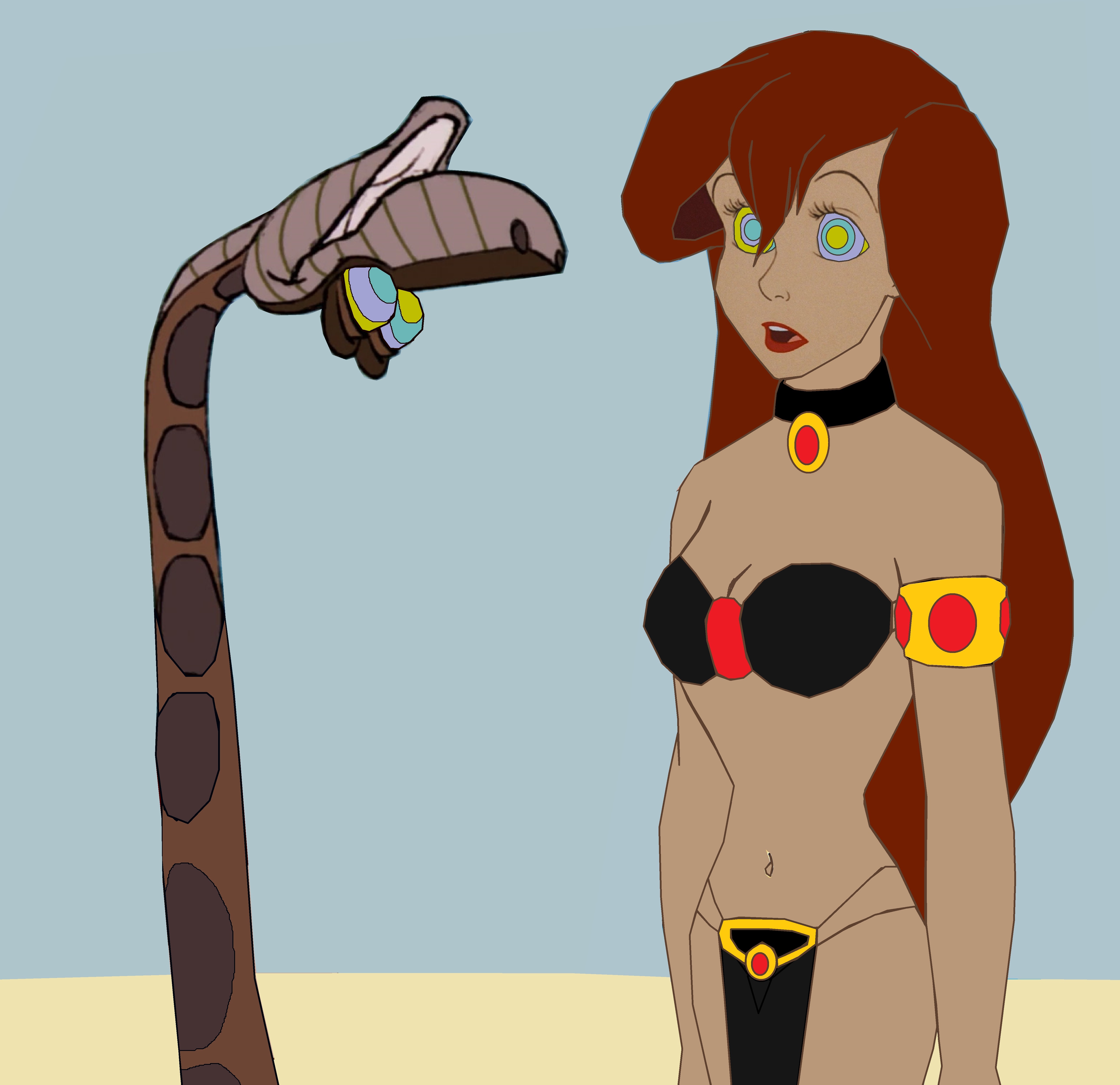 Slave Ariel and Kaa: Is Your World Topsy-Turvey?