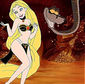 Slave Rapunzel Dances for Kaa