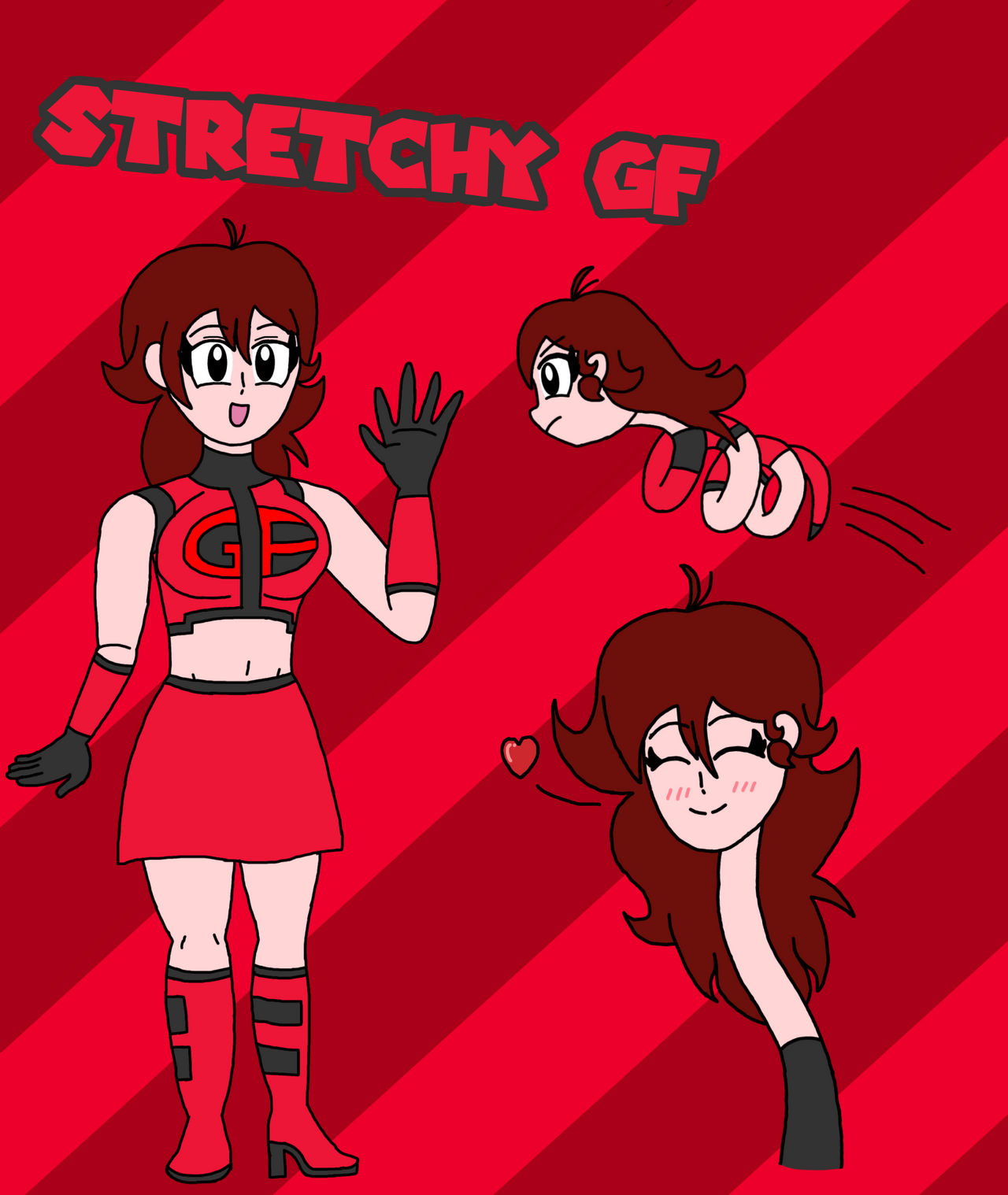 Stretchy Stretchy GF reference sheet by multiversefinatic18 on DeviantArt